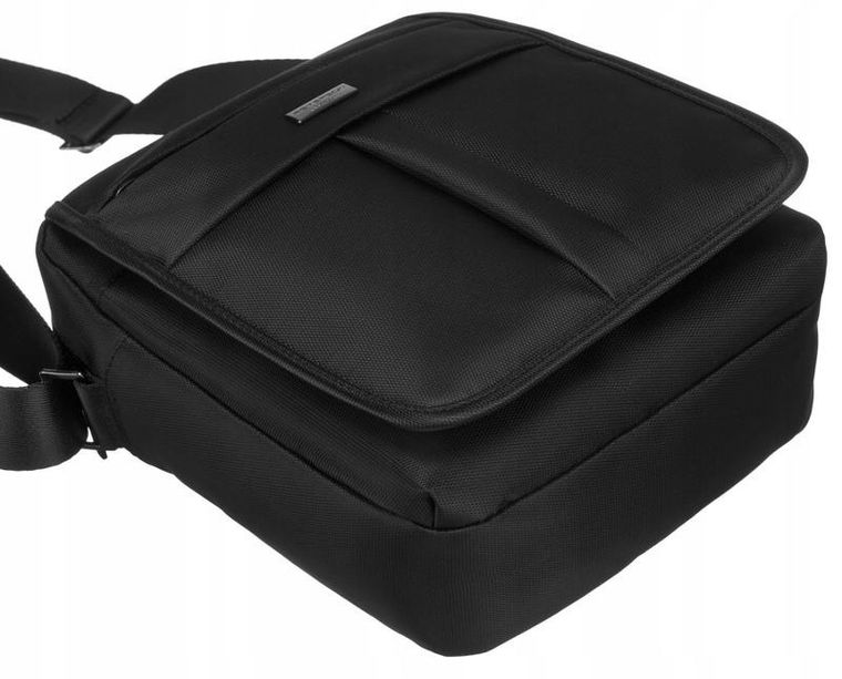 Torba listonoszka, czarna, Peterson