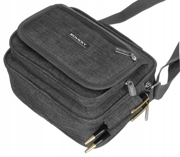 Torba listonoszka, szara, Rovicky