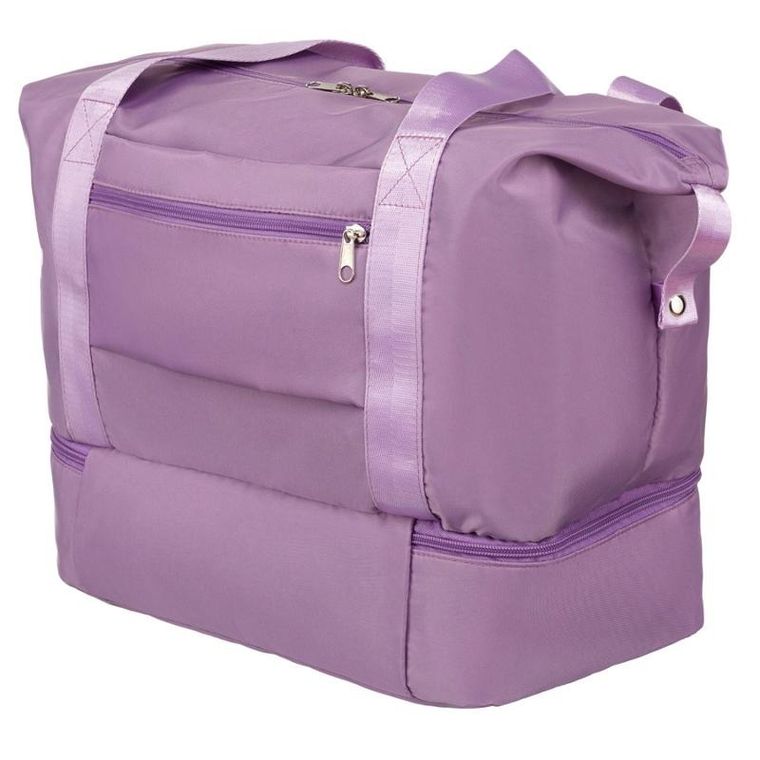 Torba podróżna, bagaż podręczny do samolotu, fioletowa, Rovicky