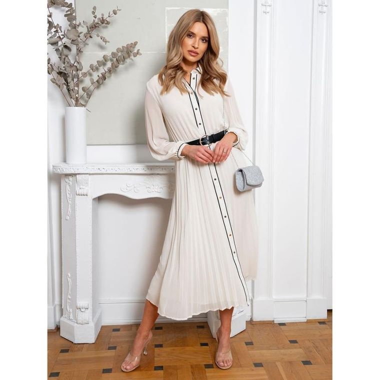 Torebka kopertówka, srebrna, Rovicky