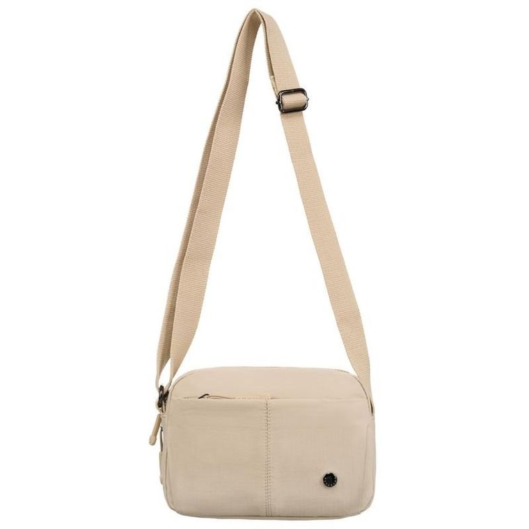 Torebka listonoszka, beżowa, Peterson