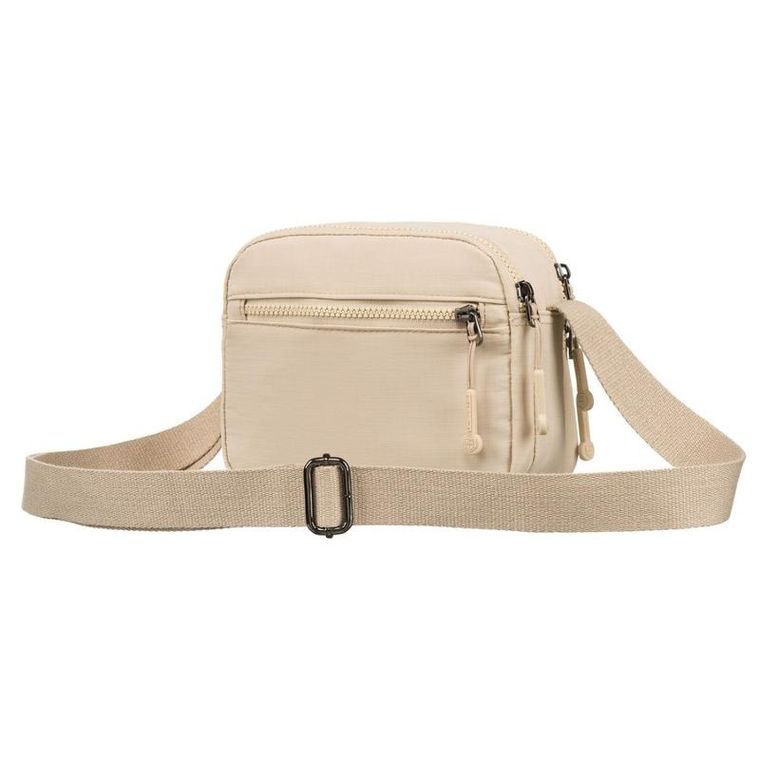 Torebka listonoszka, beżowa, Peterson