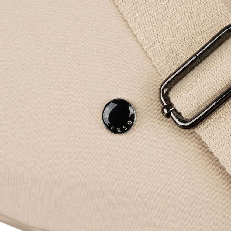 Torebka listonoszka, beżowa, Peterson