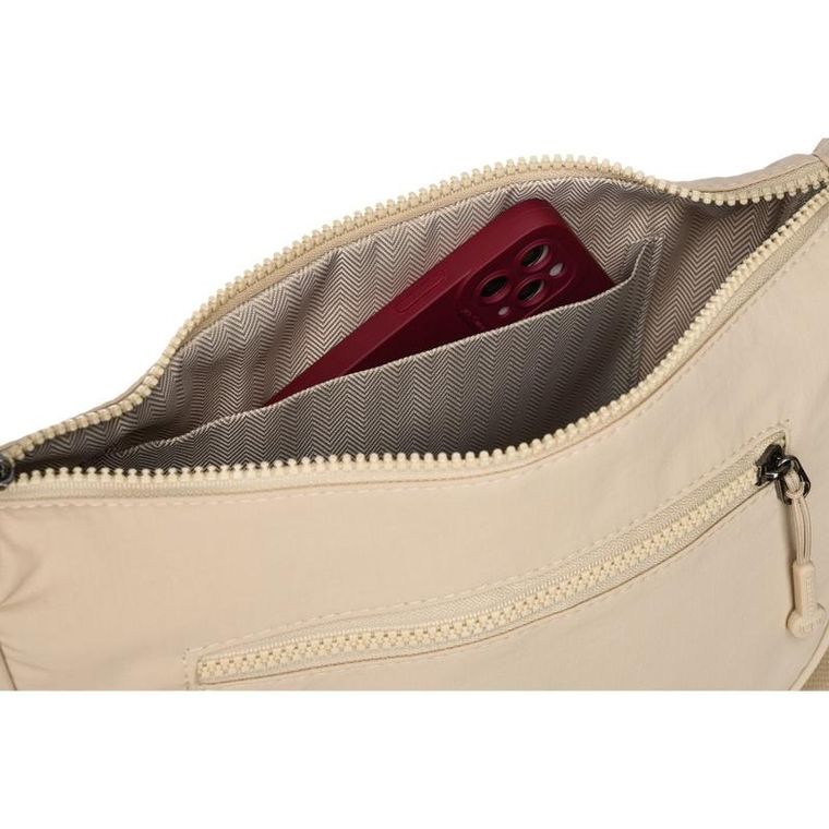 Torebka listonoszka, beżowa, Peterson