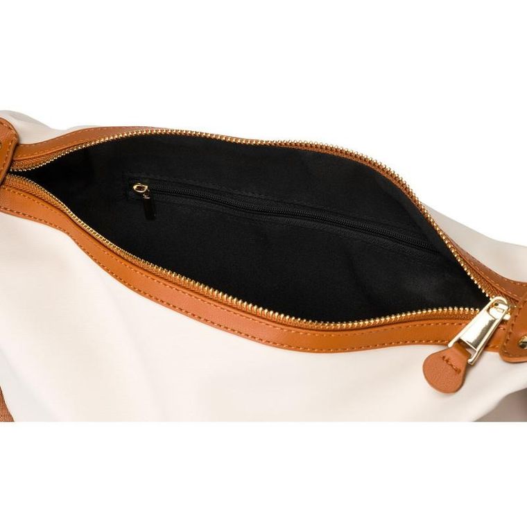 Torebka listonoszka, beżowa, Peterson