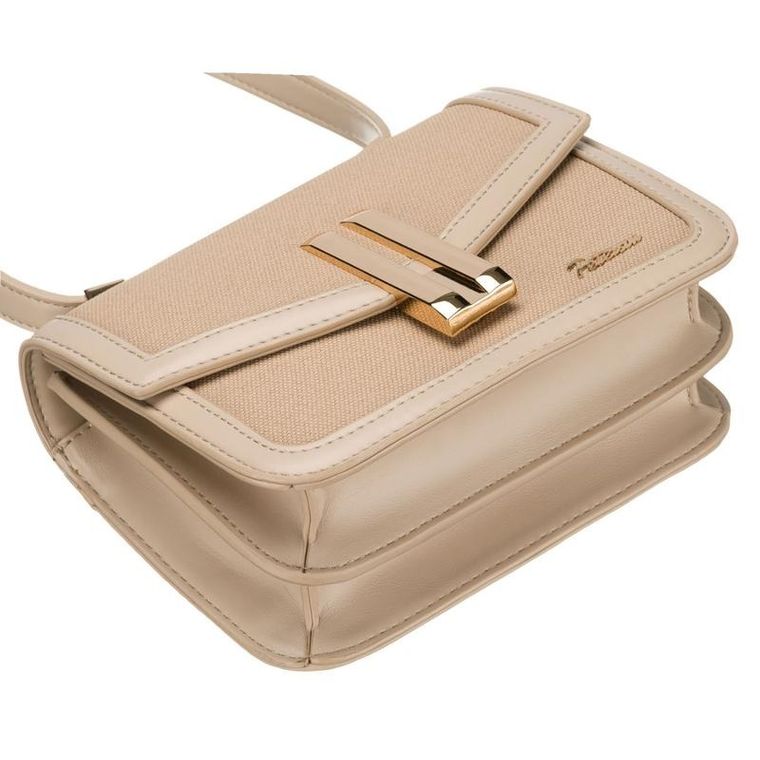 Torebka listonoszka, beżowa, Peterson