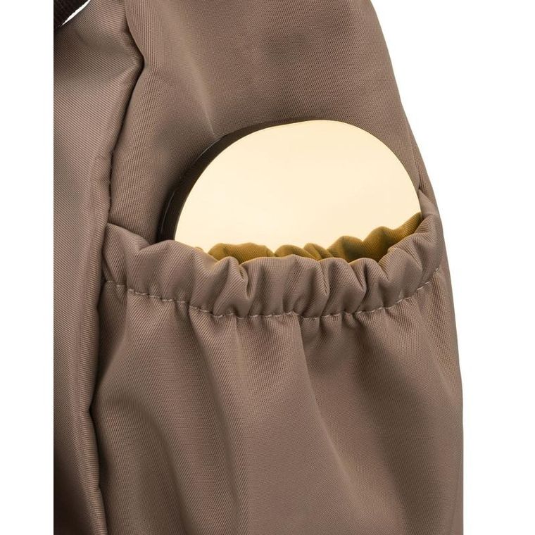 Torebka listonoszka, ciemnobeżowa, Peterson