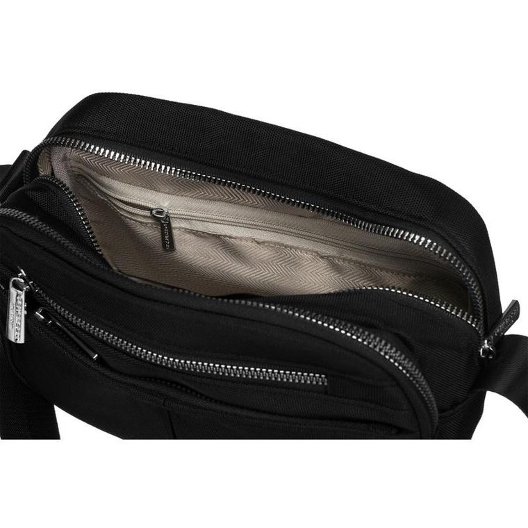 Torebka listonoszka, czarna, Peterson