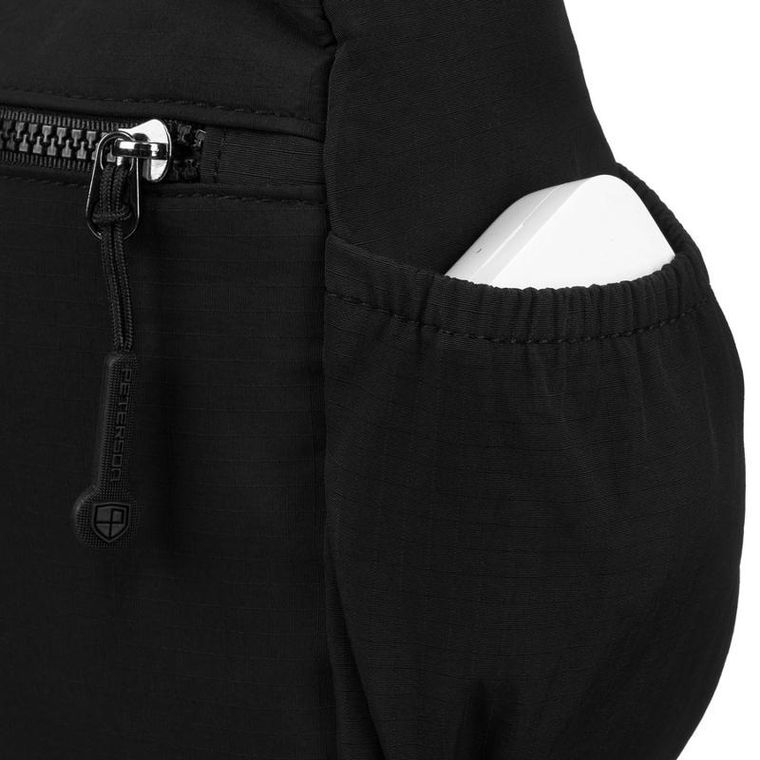 Torebka listonoszka, czarna, Peterson