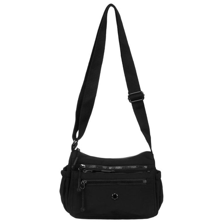 Torebka listonoszka, czarna, Peterson