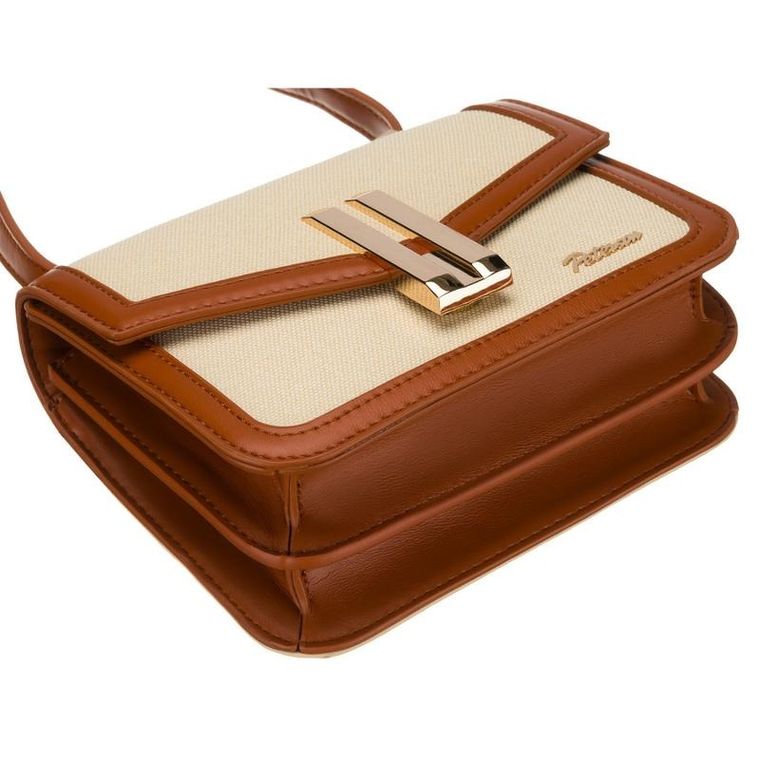 Torebka listonoszka, ecru, Peterson