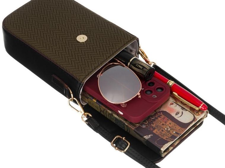 Torebka-portfel, mix, skóra ekologiczna, Peterson