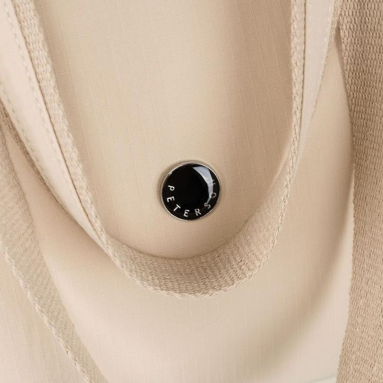 Torebka shopper, beżowa, Peterson