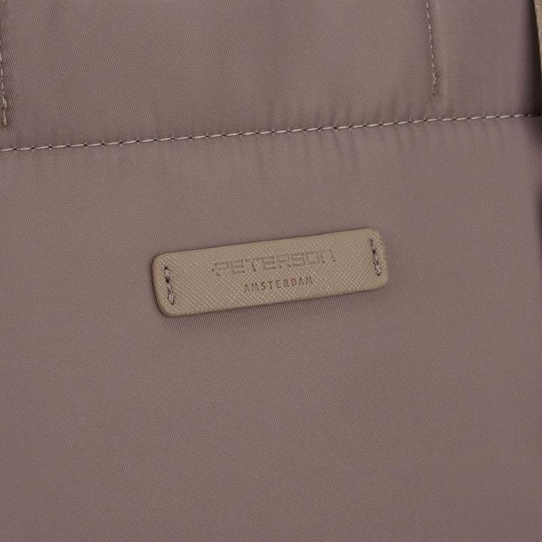 Torebka shopper, beżowa, Peterson