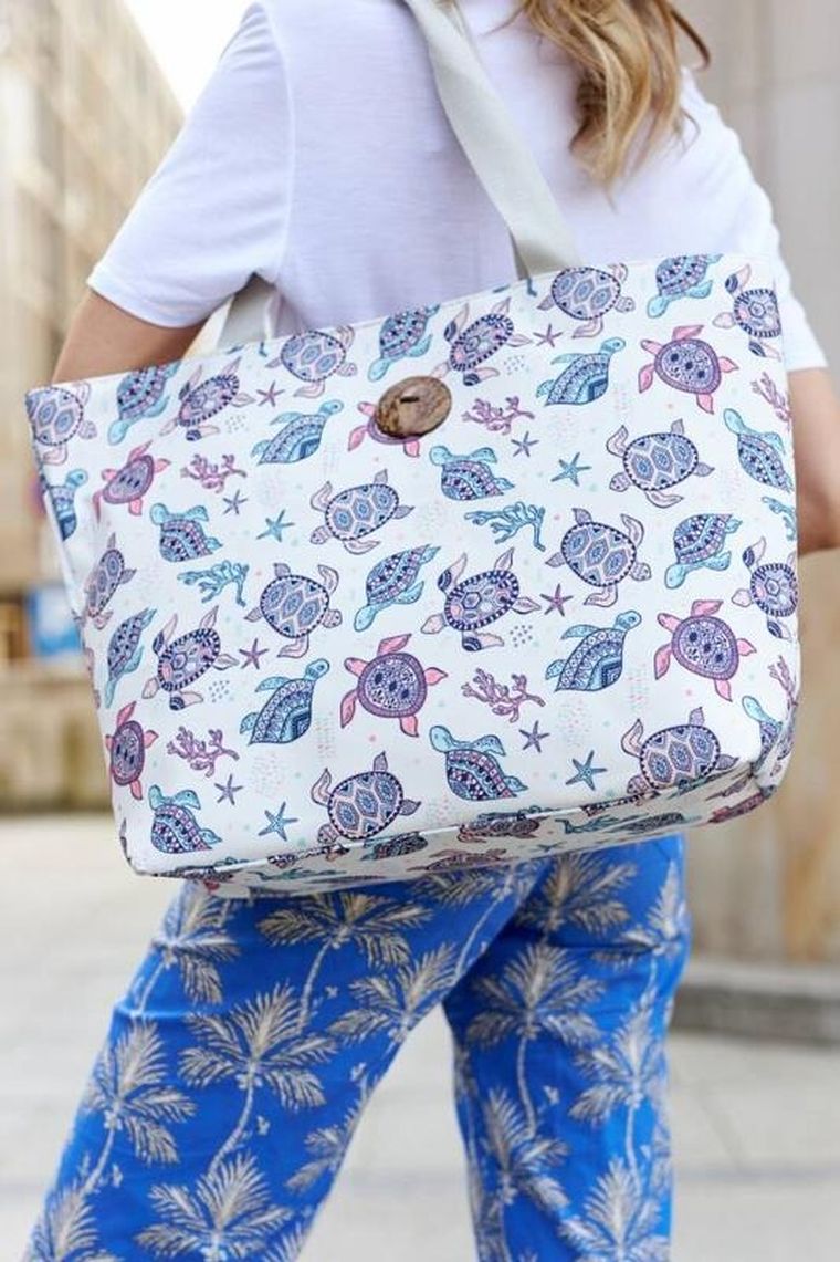 Torebka shopper, biała