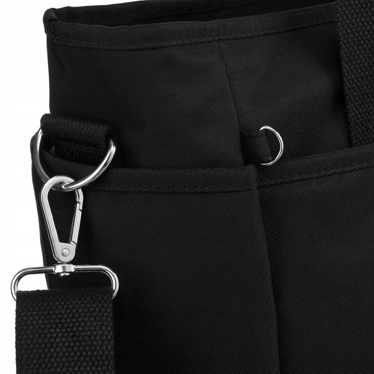 Torebka shopper, czarna, Peterson