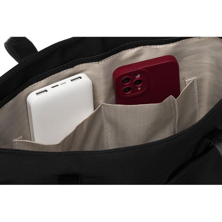 Torebka shopper, czarna, Peterson