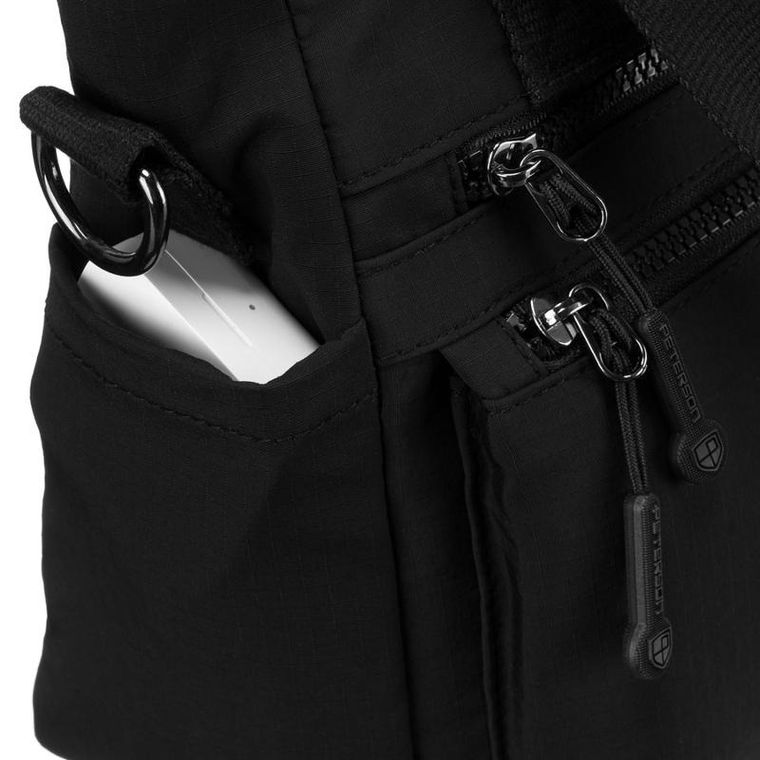 Torebka shopper, czarna, Peterson