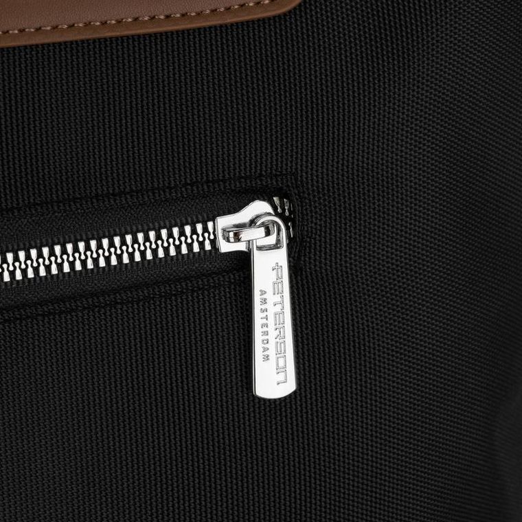 Torebka shopper, czarna, Peterson