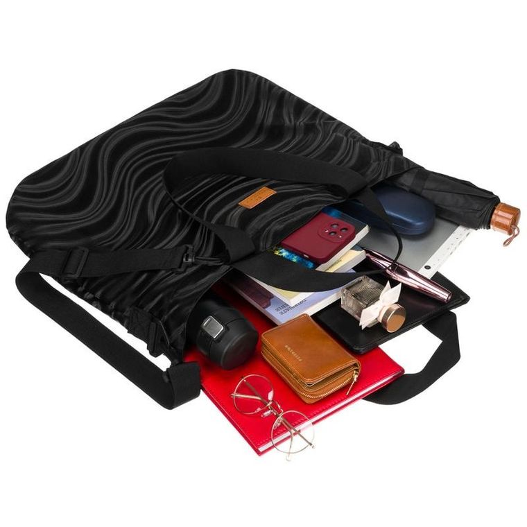 Torebka shopper, czarna, Rovicky