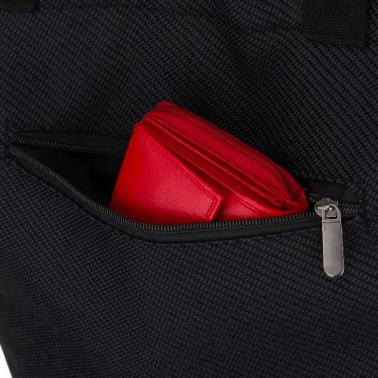 Torebka shopper, czarna, Rovicky