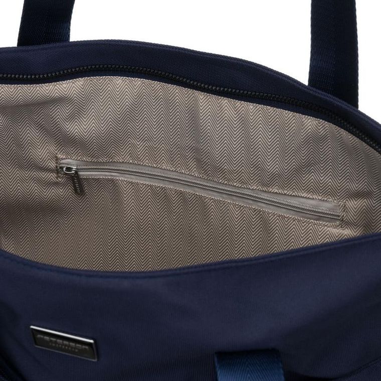 Torebka shopper, granatowa, Peterson