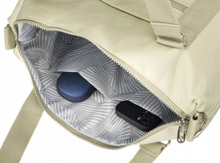 Torebka shopper, jasnozielona, Peterson