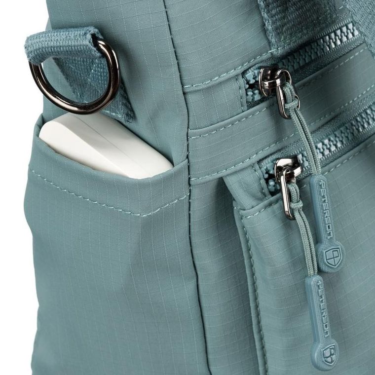 Torebka shopper, niebieska, Peterson