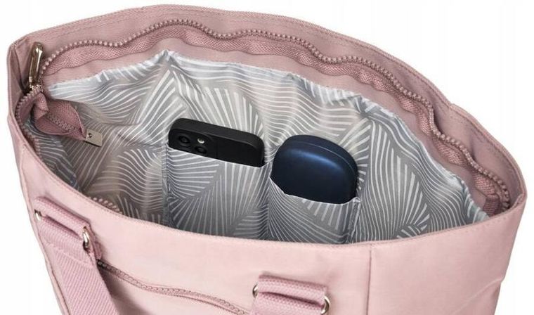 Torebka shopper, różowa, Peterson