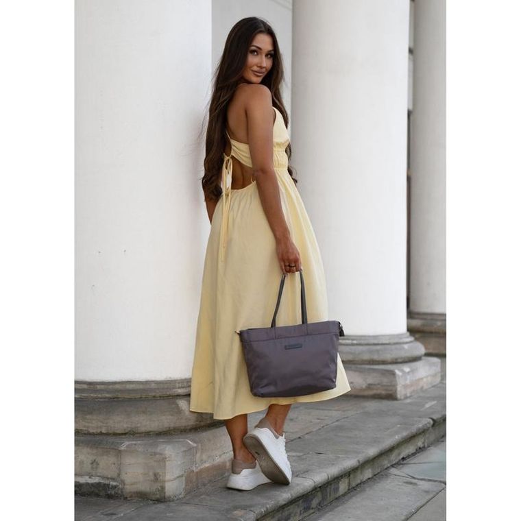 Torebka shopper, szara, Peterson