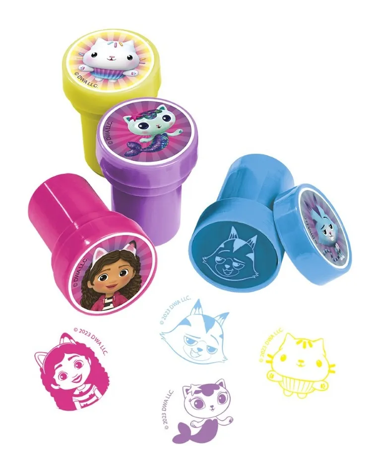 Totum, Koci Domek Gabi, zestaw pieczątek, 12 szt.