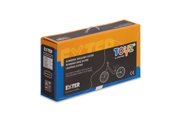 Toyz, Exter, rowerek biegowy, red