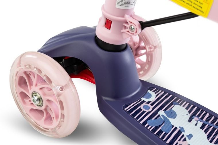 Toyz, hulajnoga 2w1, Tixi Pink