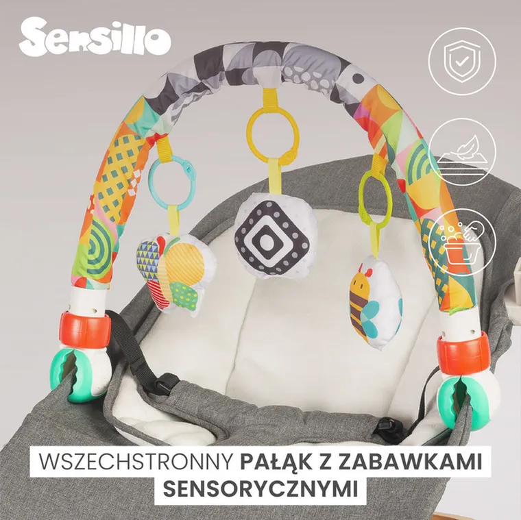 Toyz, pałąk do wózka, zabawka edukacyjna