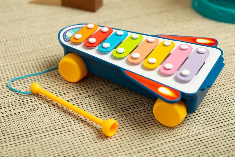 Toyz, Tęczowe cymbałki, zabawka edukacyjna