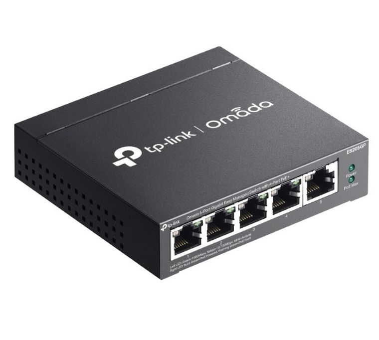 TP-Link, switch, ES205GP, Omada Easy Managed