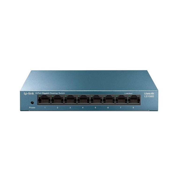 TP-Link, switch, TL-LS108G (8x 10/100/1000Mbps)