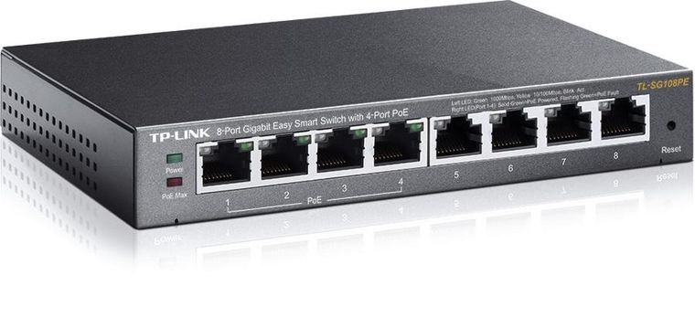 TP-Link, switch, TL-SG108PE