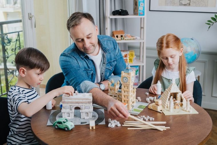 Trefl, Buduj z cegły, Big Ben, zestaw kreatywny, 290 elementów