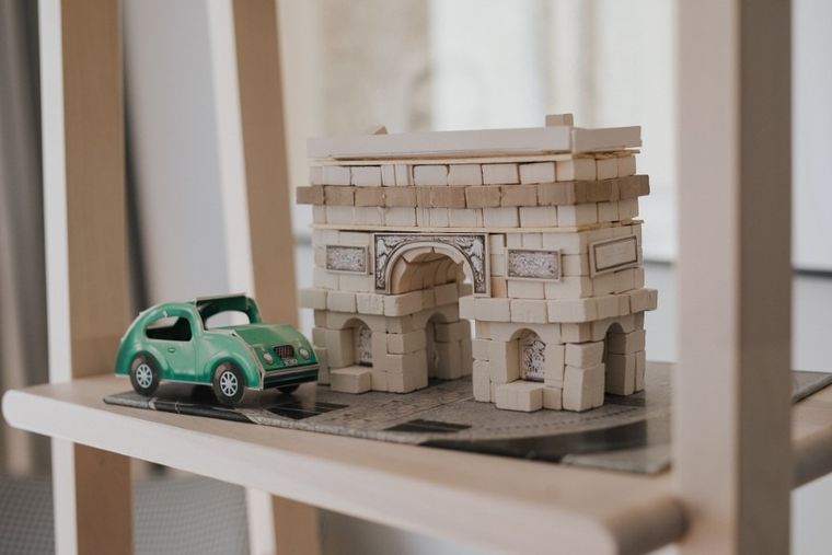 Trefl, Buduj z cegły, Łuk Triumfalny, zestaw kreatywny, 290 elementów