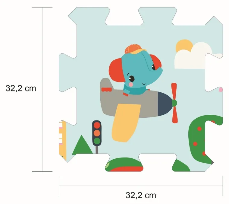 Trefl, Fisher-Price, puzzlopianka układanka