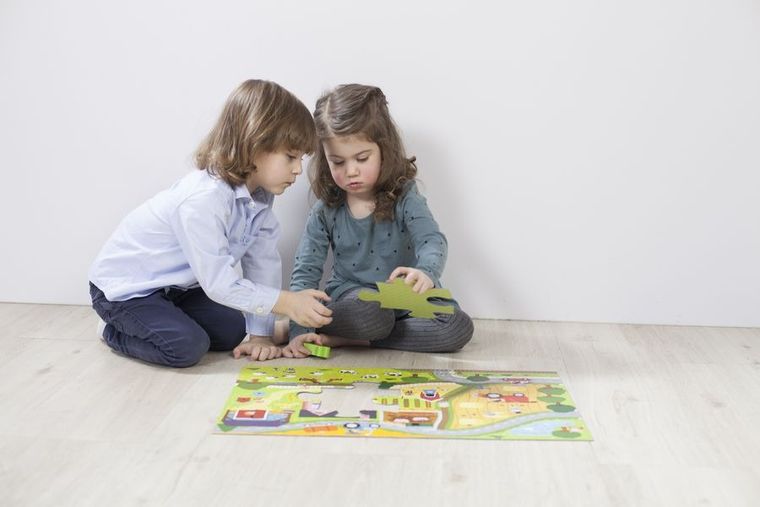 Trefl, Little Planet, Na wsi, pierwsze giga puzzle