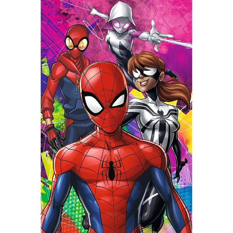 Trefl, Mini, Spider-Man, Zwinność i odwaga, puzzle, 54 elementy