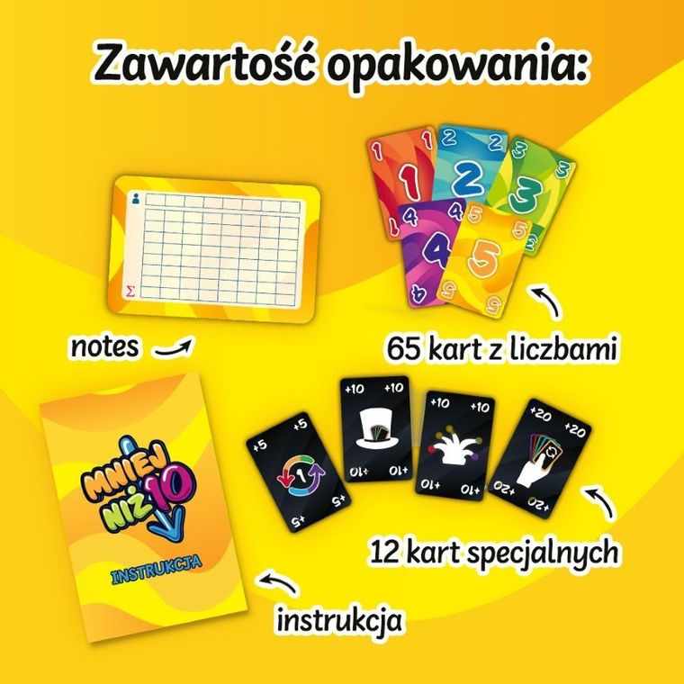 Trefl, Mniej niż 10, gra karciana