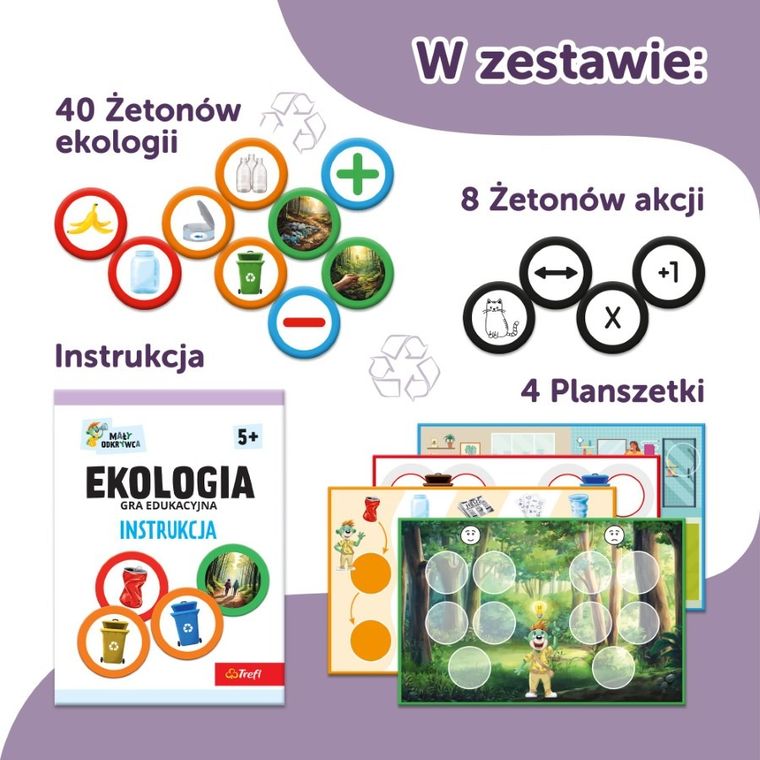 Trefl, Rodzina Treflików, Mały Odkrywca, Ekologia, gra edukacyjna