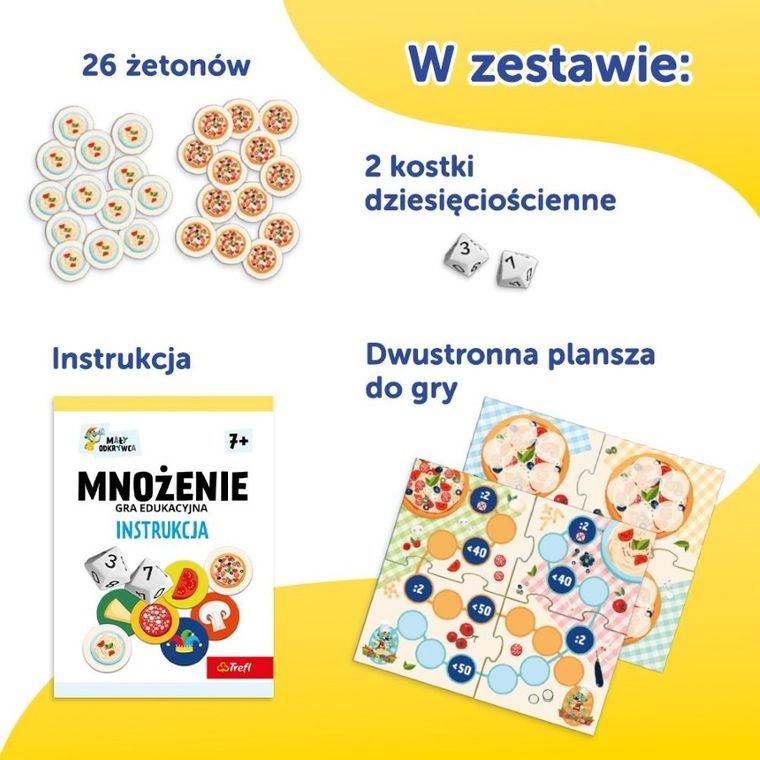 Trefl, Rodzina Treflików, Mały Odkrywca, Mnożenie, gra edukacyjna