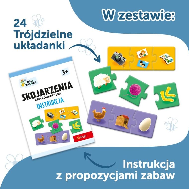 Trefl, Rodzina Treflików, Mały Odkrywca, Skojarzenia, gra edukacyjna