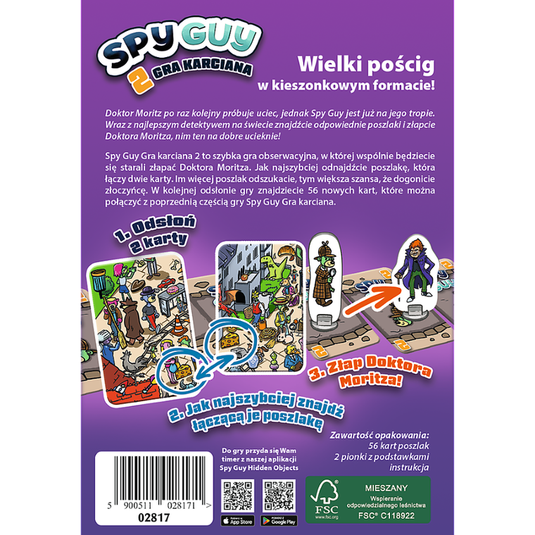 Trefl, Rodzina Treflików, Spy Guy 2, gra karciana