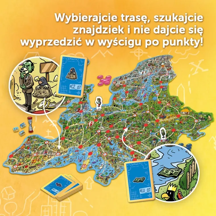 Trefl, Rodzina Treflików, Spy Guy Europa, gra familijna