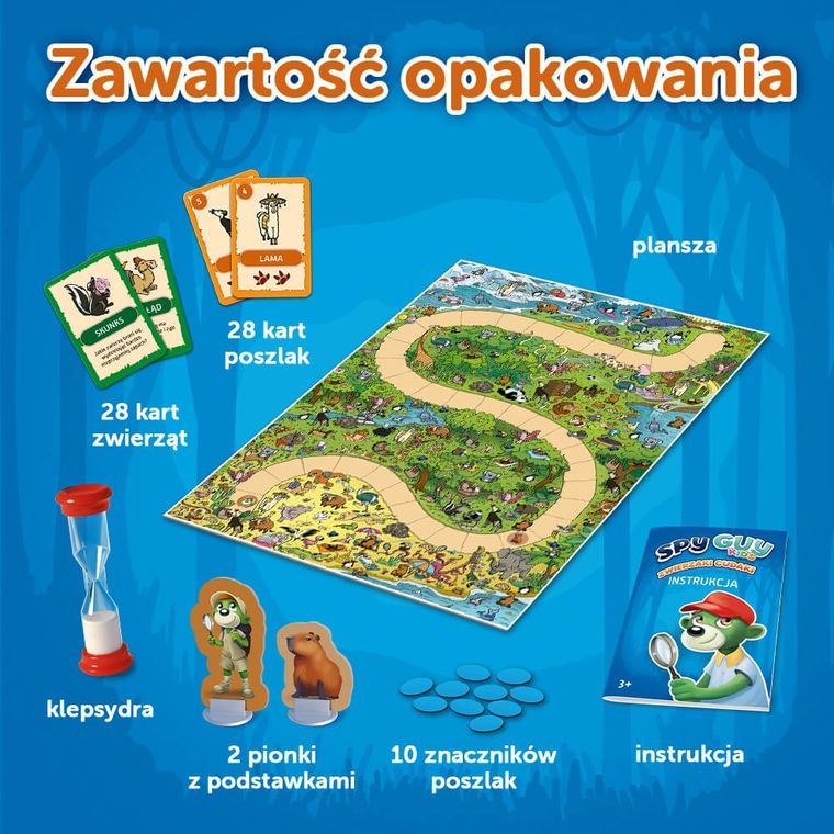 Trefl, Rodzina Treflików, Spy Guy Kids, Zwierzaki Cudaki, gra familijna